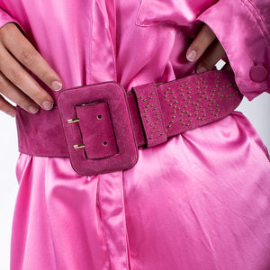 BE & D HOT PINK CLASSIC BELT | WOMENS SIZE 85CM